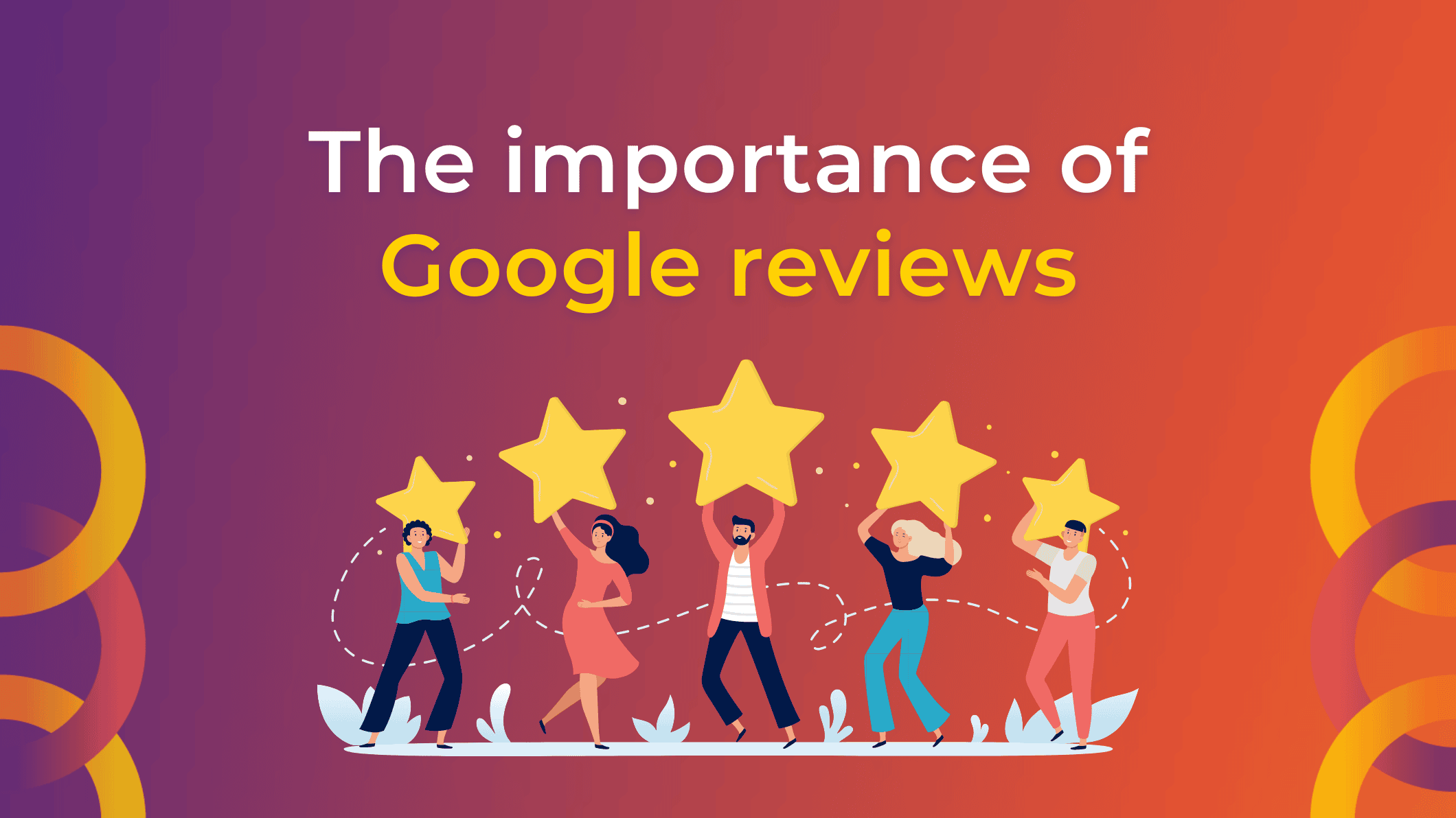 People celebrating positive Google reviews