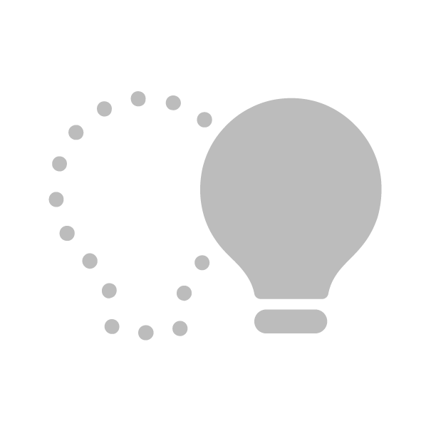 Light bulb and circular dots design