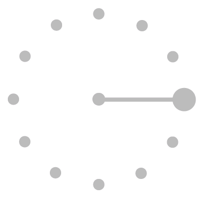 Circular loading animation with dots